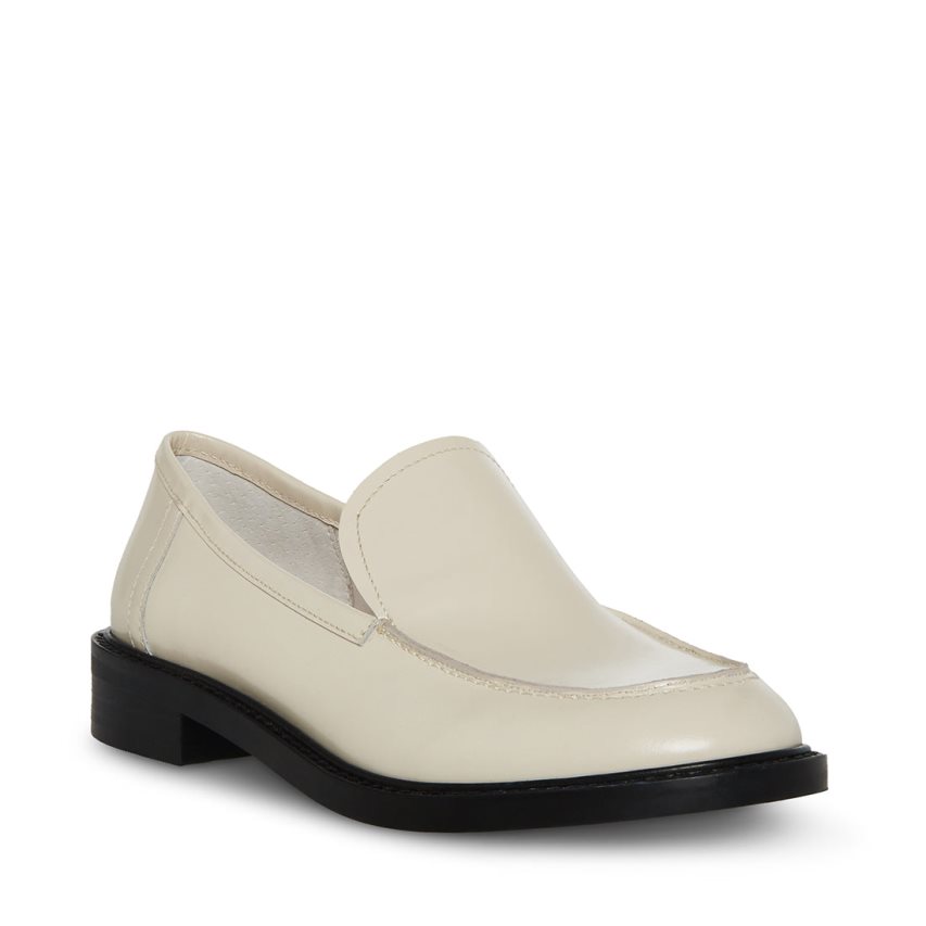 Loafers Steve Madden Larusso Cuero Mujer Beige | ES ZKE021